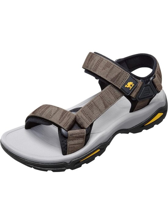 Men\'s Brown Arch Support Open Toe Outdoor Waterproof Hiking Sport Sandal Shoes main image 6
